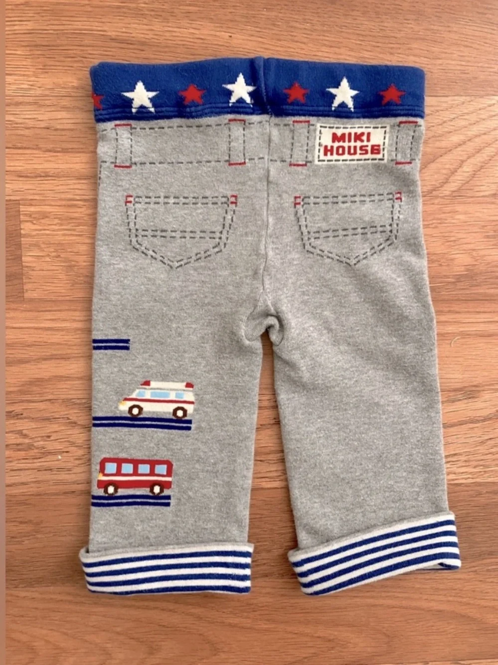 Miki House Second Walker Shoes 15cm Sneaker Jumper Pants Bundle Set Mikihouse